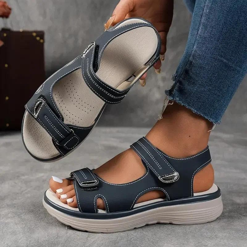 Novo Verão Casual Feminino Confortável Moda Esportes Ao Ar Livre Sandálias Antiderrapante Sapatos De Praia