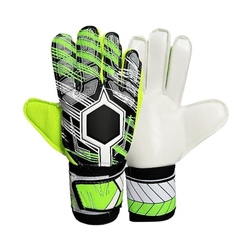 Luvas de goleiro de dedo Equipamento antiderrapante Luvas de futebol resistentes ao desgaste Goleiro profissional A