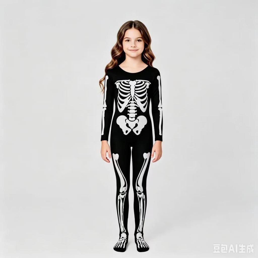 Halloween fantasma traje infantil médio pequeno papel infantil vestir-se traje de festa de desempenho de palco de uma pe