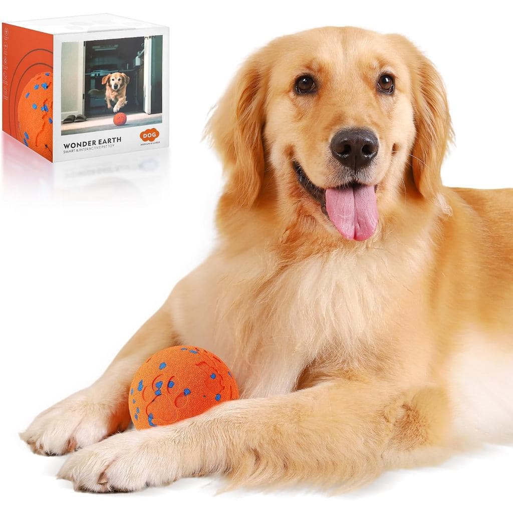 Brinquedos Interativos Inteligentes para Cães, Bola Vibratória para Cães, Bola de Salto para Animais de Estimação (Peque