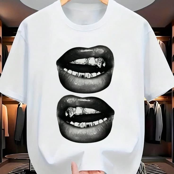 Camiseta Unissex Bocas Styles Premium Camisa 100% Algodão premium