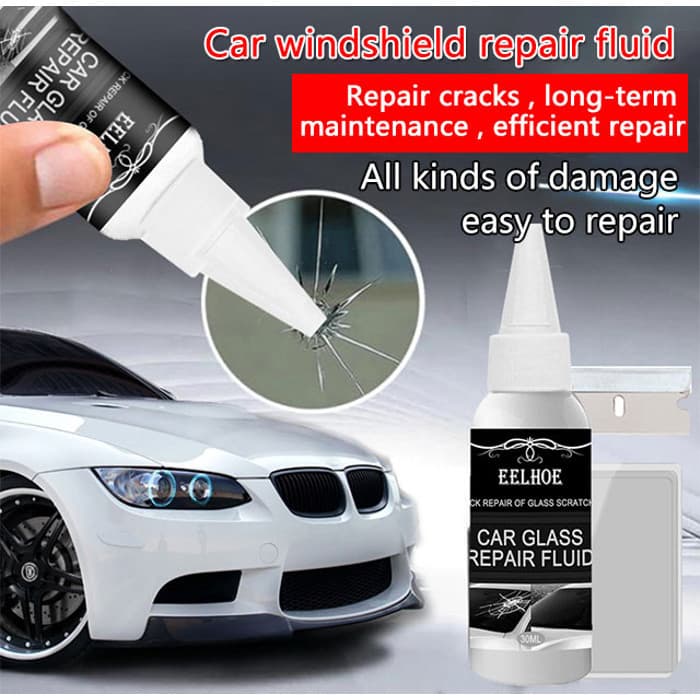 Venda Quente Quebra-Cabeça De Reparo De Alta Resistência Fluido Adesivo Para Rachaduras No Pára-Brisa De Vidro Do Carro/