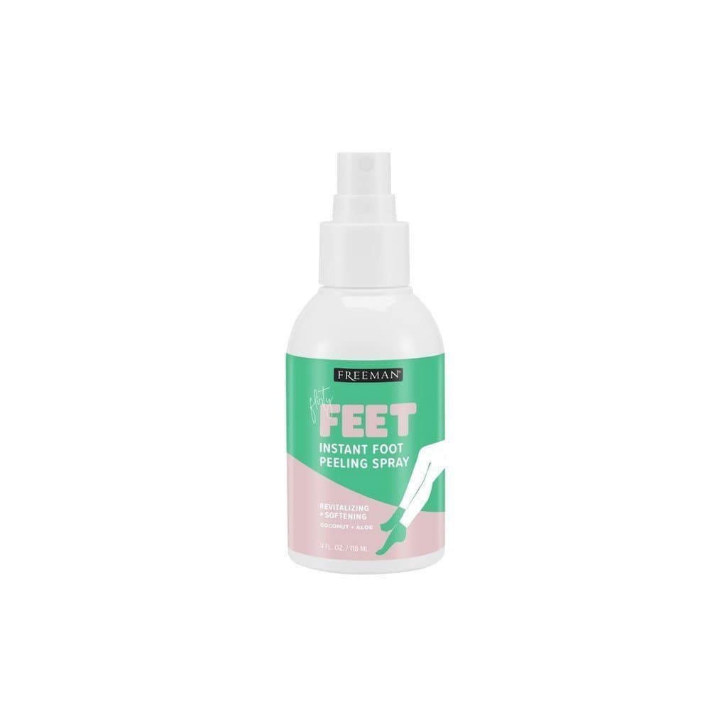 Flirty Feet Instant Exfoliating Foot Spray, uma máscara esfoliante para os pés de verão, hidrata e suaviza a pele dos se