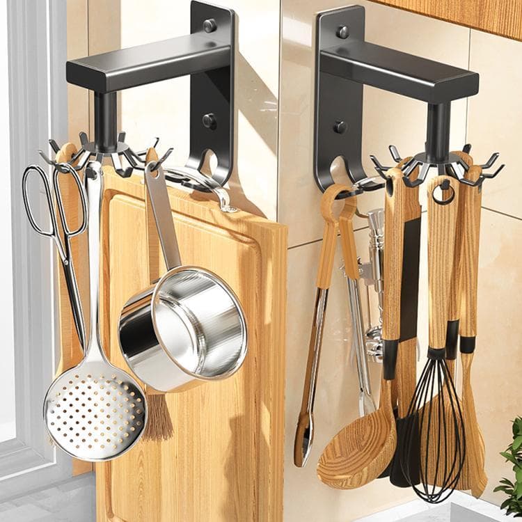Rack de cozinha pingente gancho rack de armazenamento fixado na parede necessidades diárias utensílios de cozinha domést