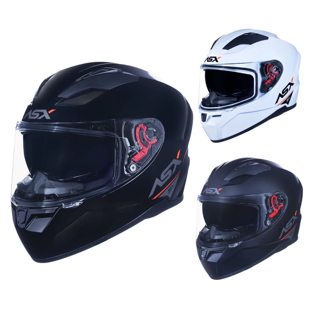 Capacete Fechado ASX City Sv Solid Óculos Solar Interno Cores