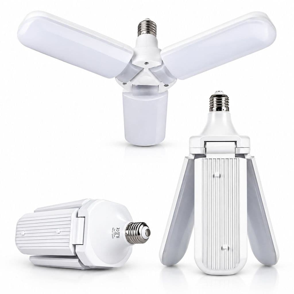 Lâmpada Led 45w Pétalas Dobraveis Ajustável Bivolt Branca