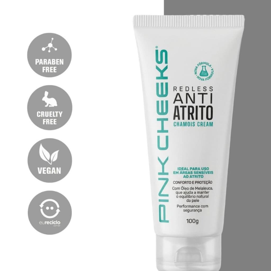 Creme Antiatrito e Antiassadura Pink Cheeks Redless Chamois 100g