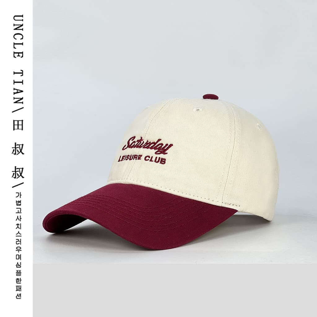 Novo boné de beisebol aprofundado feminino ins na moda bordado macio topo versão coreana Casual All-Match Design grande