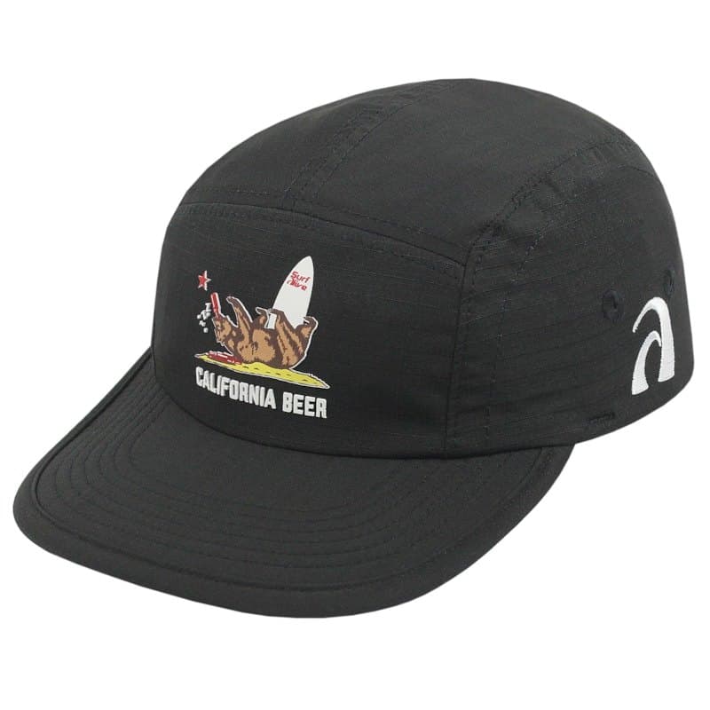 BONÉ SURF ALIVE FIVE PANEL CALIFORNIA BEER BLACK