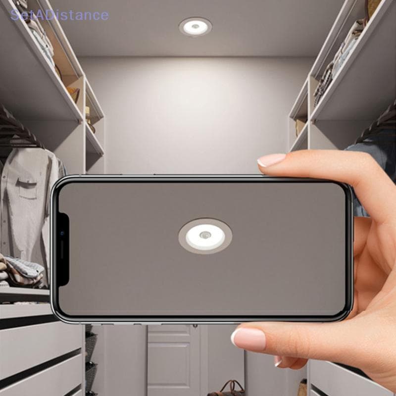 SetADistance Sensor De Movimento Do Corpo Humano Spot LED Downlight Lamparas 220V Luz De Teto 5W 7W 9W Painel Branco Fri