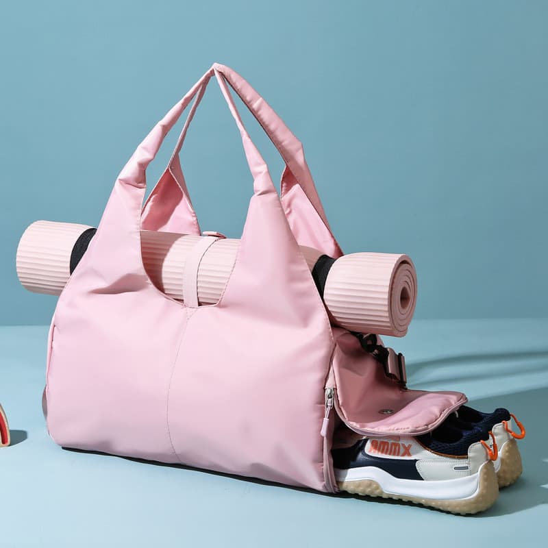 Moda Cross-body bolsa de viagem de curta distância feminina Yoga ginásio saco feminino repelente de água independente sa