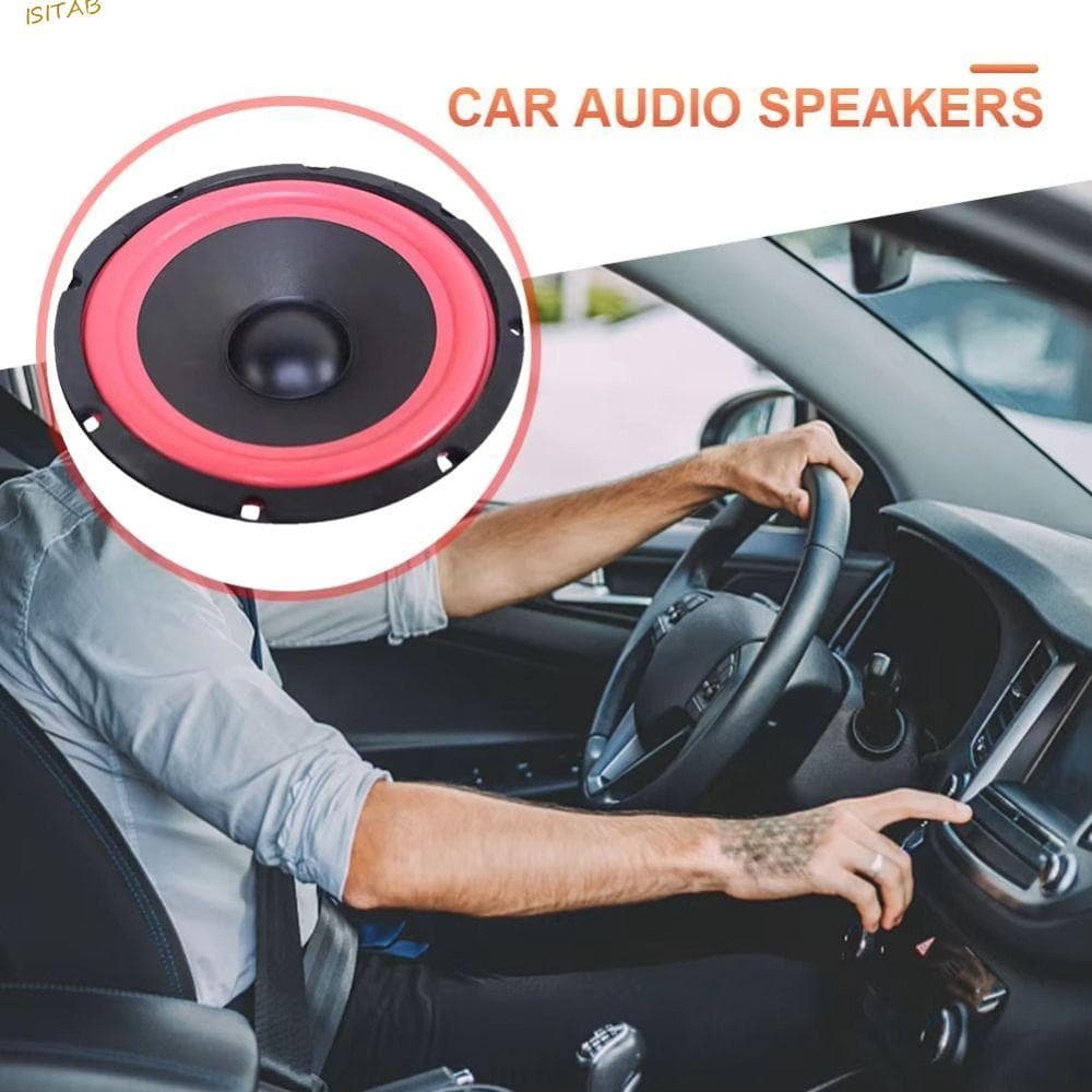 Alto-Falantes Para Carro ISITAB , Subwoofer Coaxial Durável De 4 Ohms , Falante Woofer Não Deformável