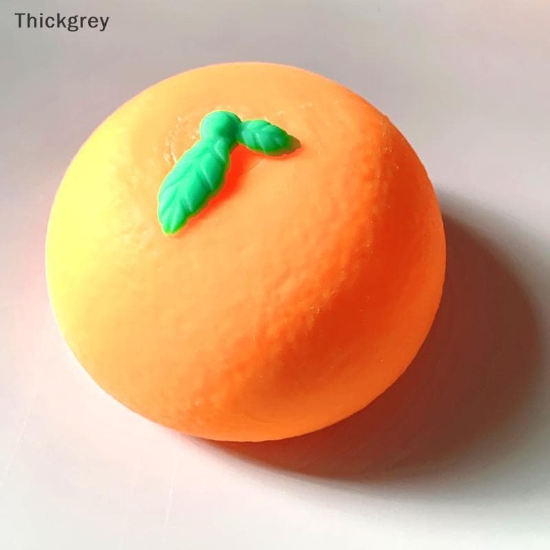 thickgrey Mudança De Cor Laranja Lento Subindo Brinquedo Sensorial Não-Tóxico Macio Squeeze Para Crianças Festa De Anive