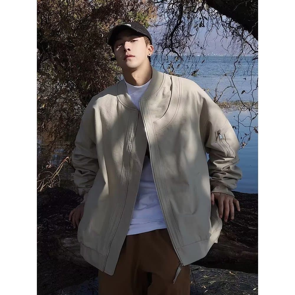 Primavera jaqueta masculina primavera outono estilo 2025 novo estilo Street Wear roupas de primavera masculinas na moda