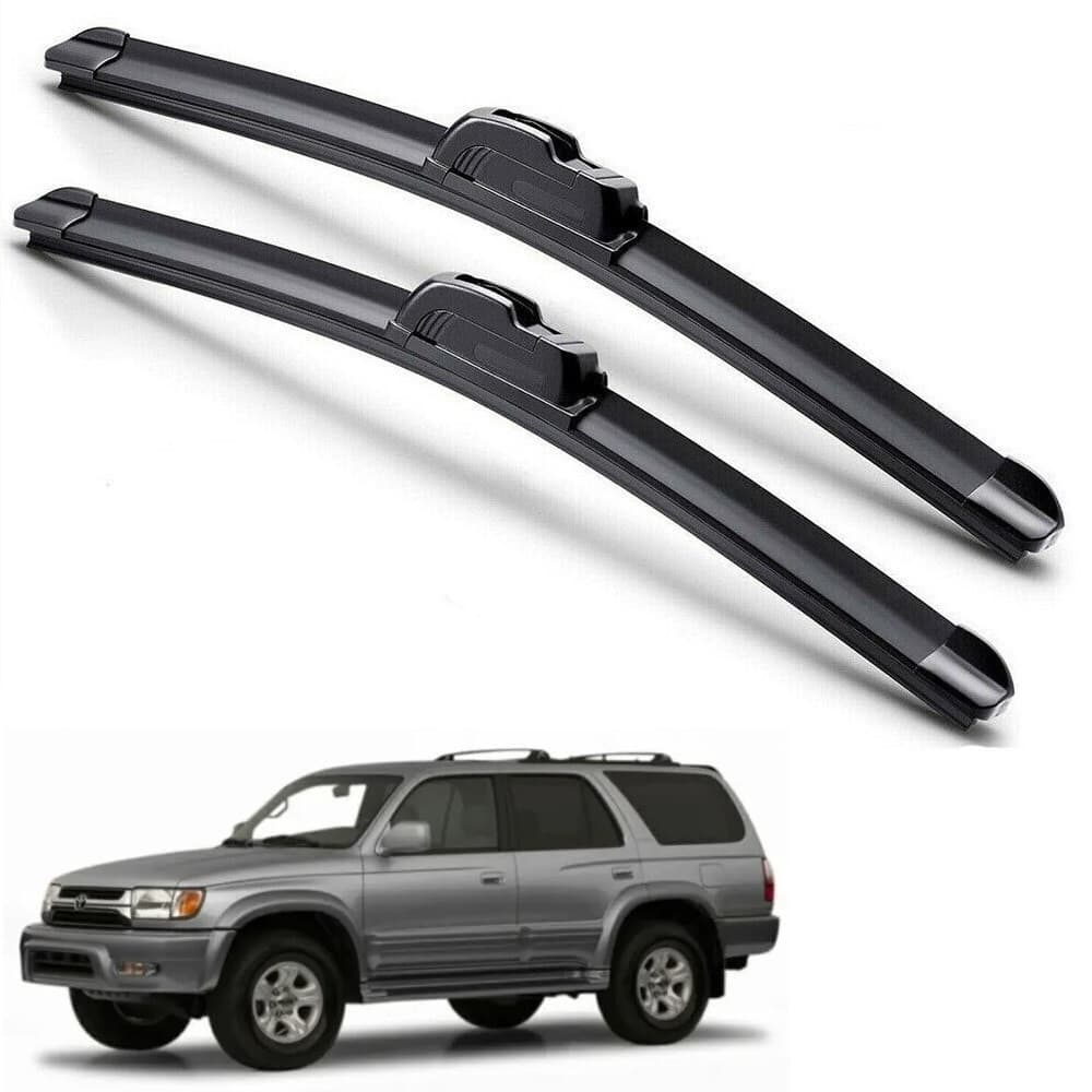 Para 1996-2002 Toyota 4Runner Lâminas De Limpador De Pára-Brisa J-HOOK Silicone Híbrido