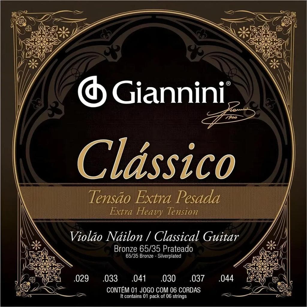 Encordoamento Giannini Genwxpa .029 Para Violão Nylon