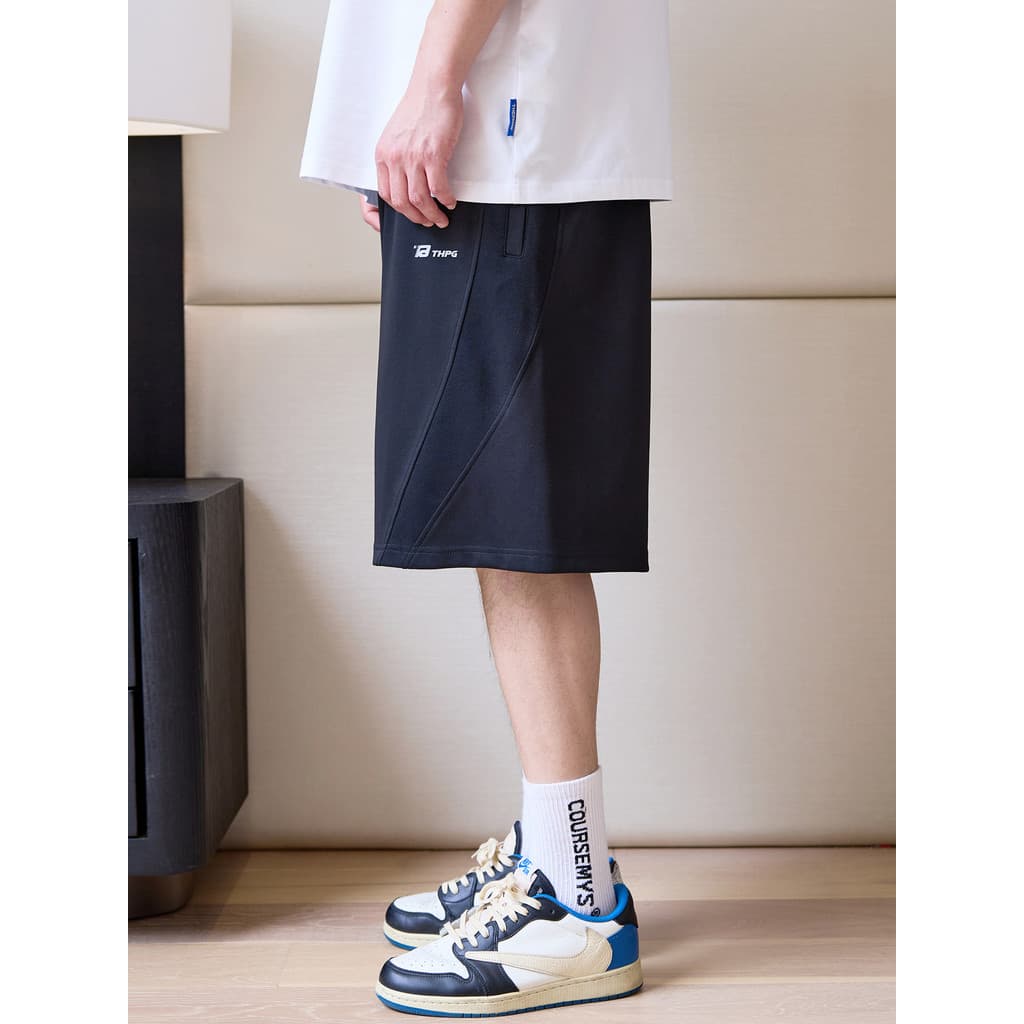 VTOS VTOS VTOSen Plus Size Roupas Masculinas Gordura Verão Solto Casual Costura Shorts Soltos Shorts Masculinos Plus Siz