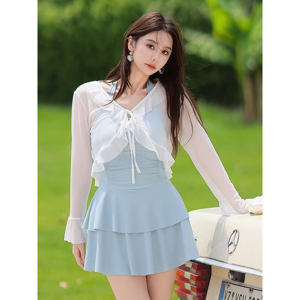 Blusa de maiô pode ser lançada biquíni exterior praia blusa beira-mar praia jaqueta xale protetor solar Cardigan vendido