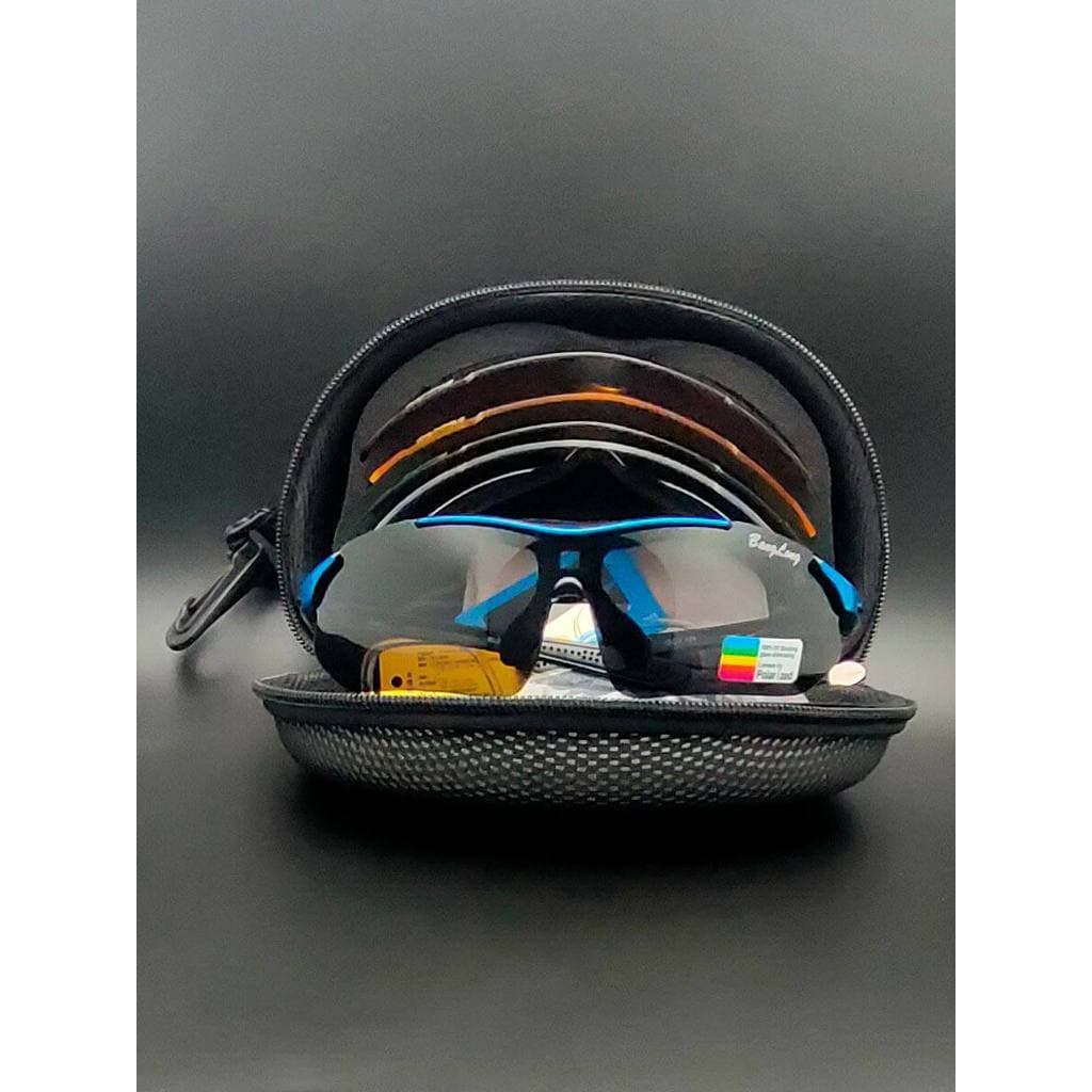 Conjunto de cinco pares de óculos de sol esportivos, estudantes do ensino médio, ciclismo, óculos de sol polarizados, le