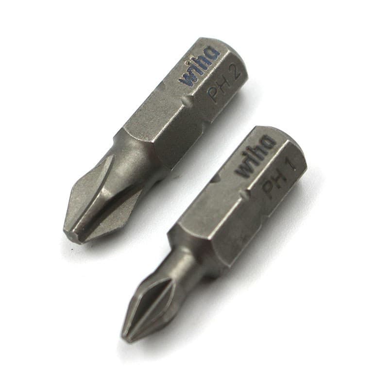 Alemão Wiha Wiha 1/4 * 25MM Padrão 6.3 Chave de fenda Phillips Bit 7011Z PH1 PH2