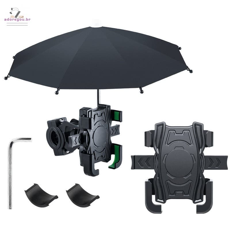 Suporte De Telefone Para Motocicleta Com Proteção Solar Contra Chuva-Guarda-De Navegação Passeios Ao Ar Livre