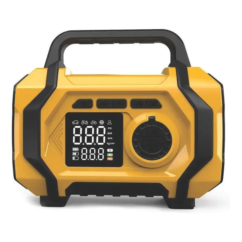 Inflador Compressor De Ar Portátil 150psi 6000mah Power Bank Auxiliar de partida bateria carro descarregada