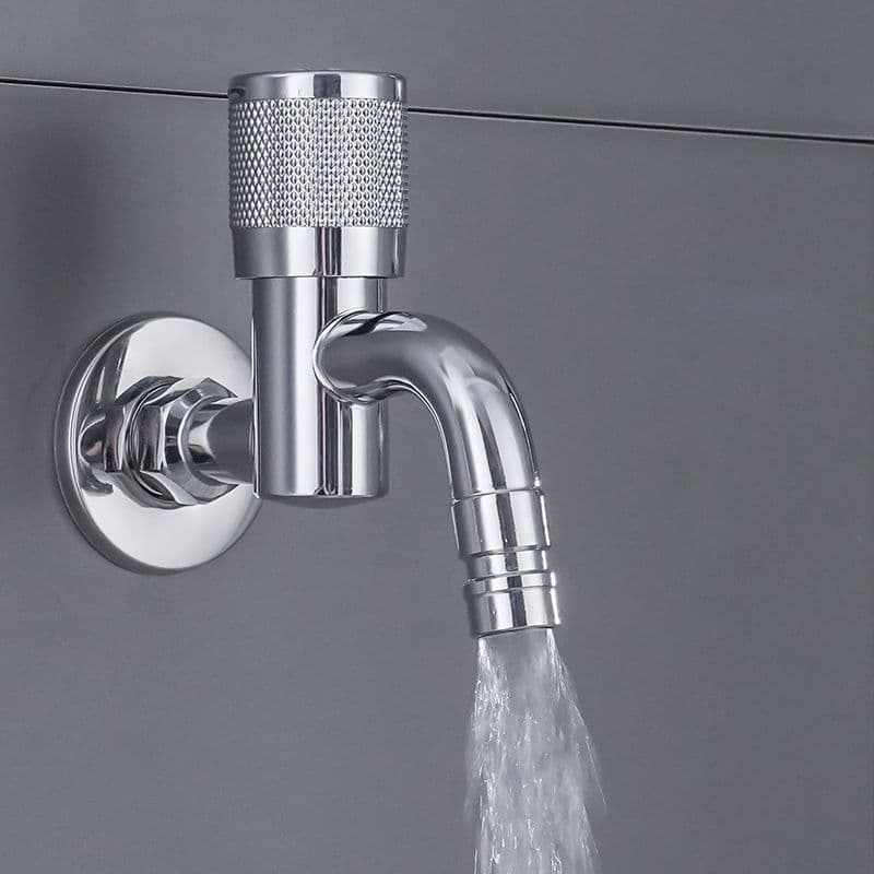 Torneira para máquina de lavar, aço inoxidável, aberta rápida, única, fresca, espessada, à prova de explosão, à prova de