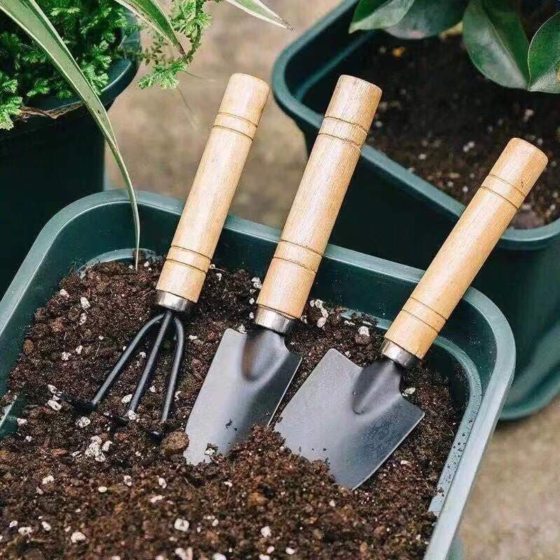 Yiyang móveis de escritório grande conjunto de três peças vaso planta pequena pá jardim pequena pá flores interiores vas