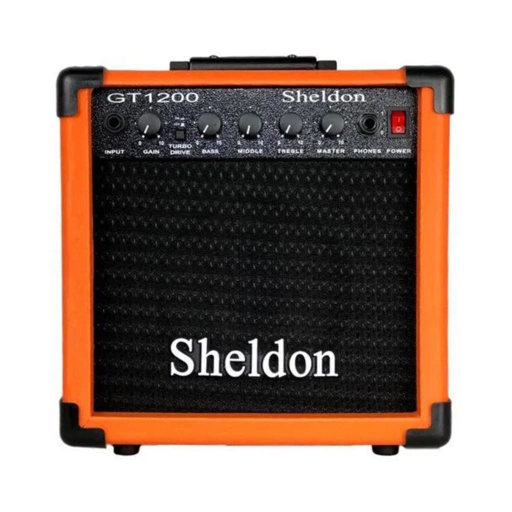 Amplificador para guitarra Sheldon GT1200 15W Laranja