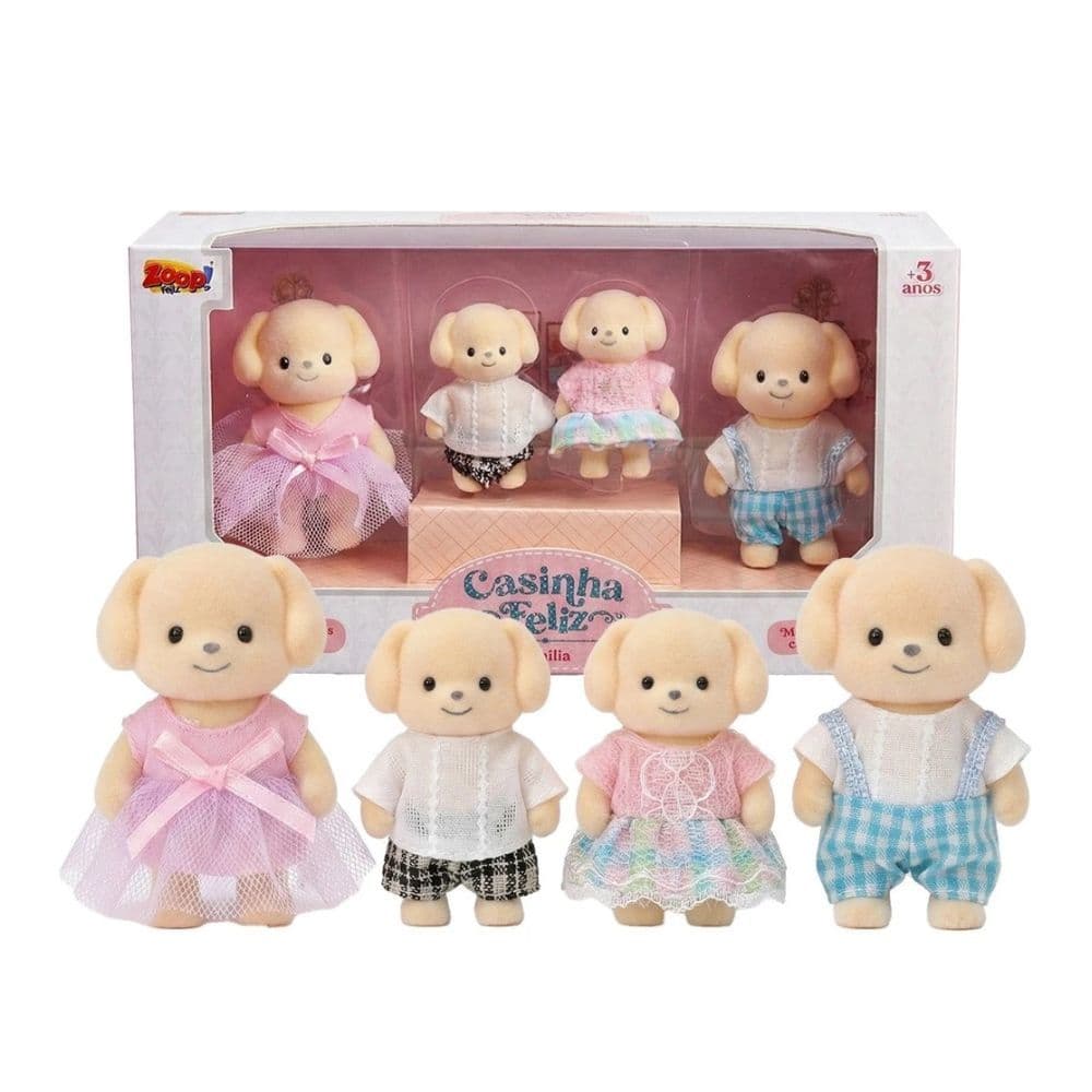 Casinha Feliz Família Cachorro Zoop Toys
