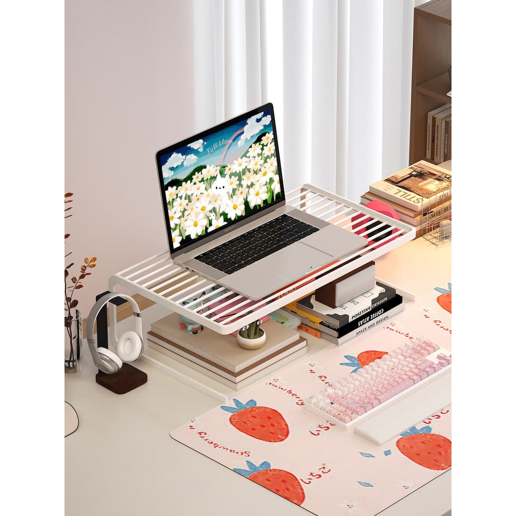 Suporte para Laptop Jogo Notebook Rack de resfriamento Rack de churrasco Suporte de mesa para aumento de mesa doméstico