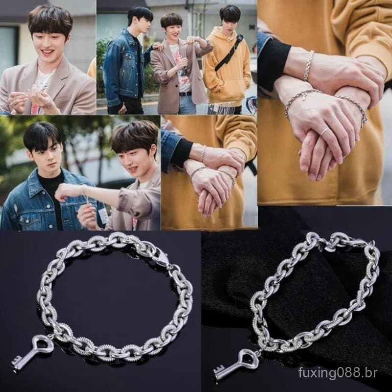 Verdadeira Beleza Nova Deusa Vem Ao Han Shujun , Huang Yinye , Mesma Chave , Pulseira , Presente , Jóias De Casal , Vers