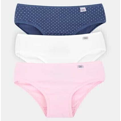 Kit 3 Calcinhas Miss DelRio Infantil Em Cotton 51309