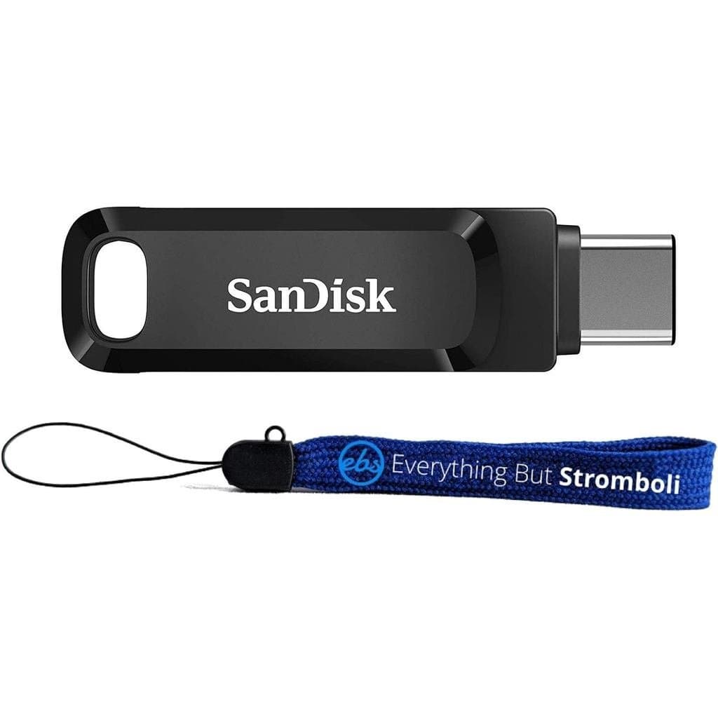 SanDisk Ultra Dual Drive Go USB Tipo A e Tipo-C 128GB Pen Drive para Smartphones, Tablets e Computadores - Pen Drive USB
