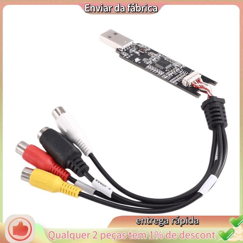 MS2107-AV Para Placa De Captura Inteligente De Vídeo Analógico USB/Visão Traseira Do Carro/Solução Câmera Industrial
