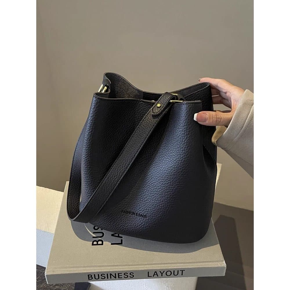 bolsa transversal feminino Bolsa Retro All-Match lichia padrão balde saco feminino 2026 novo estilo outono inverno moda