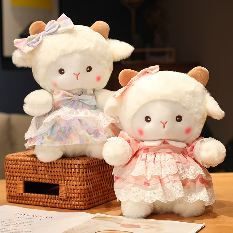 Influencer Polk pequena lã brinquedo de pelúcia boneca cura urso boneca menina travesseiro boneca presente bonito boneca