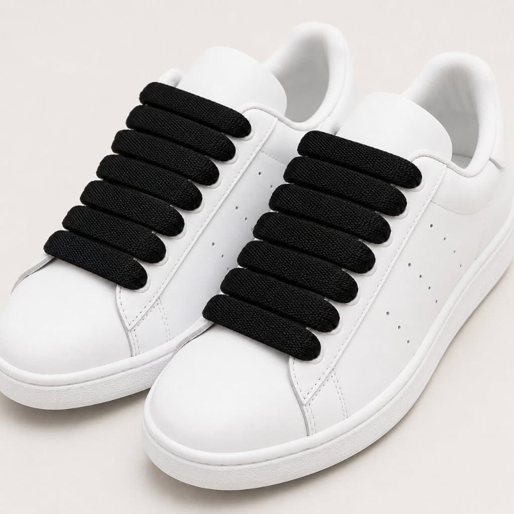 Atacador Cadarço Cordão Tênis Unisex 1,20 Cm  3 Pares Bboy Largo Envio Imediato