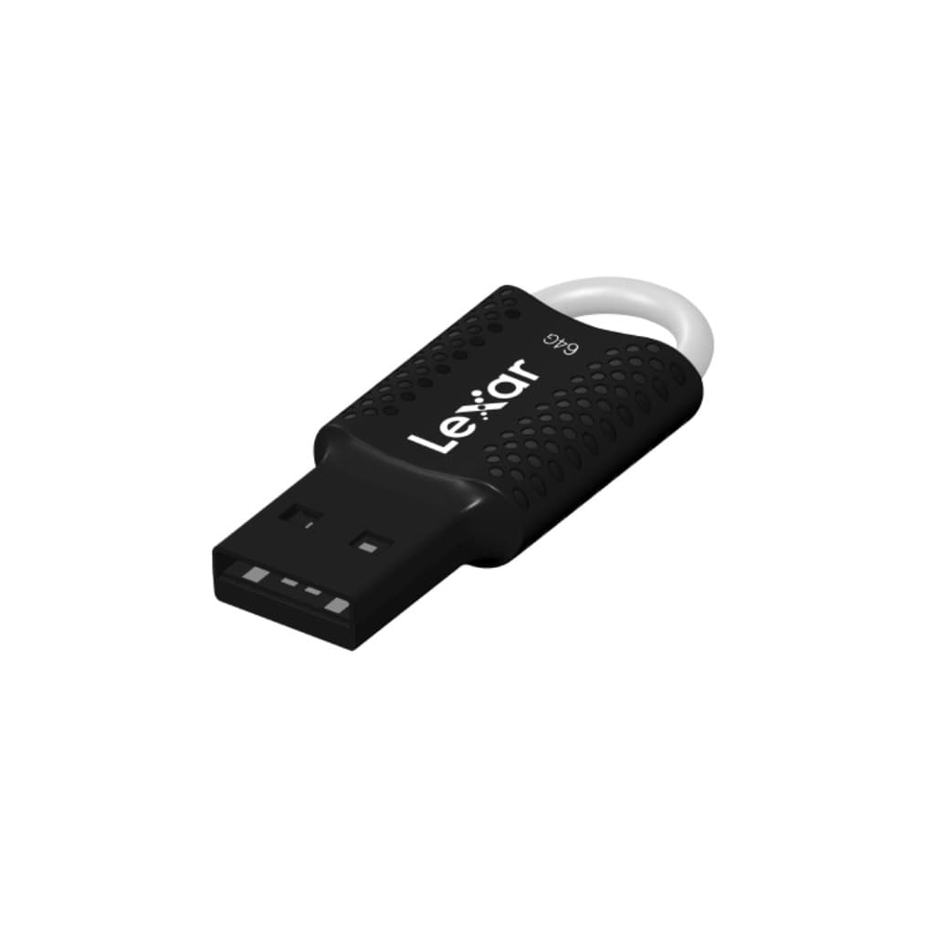 Pen Drive 64GB Lexar Jump Drive Preto com Alça LJDV4064GAB