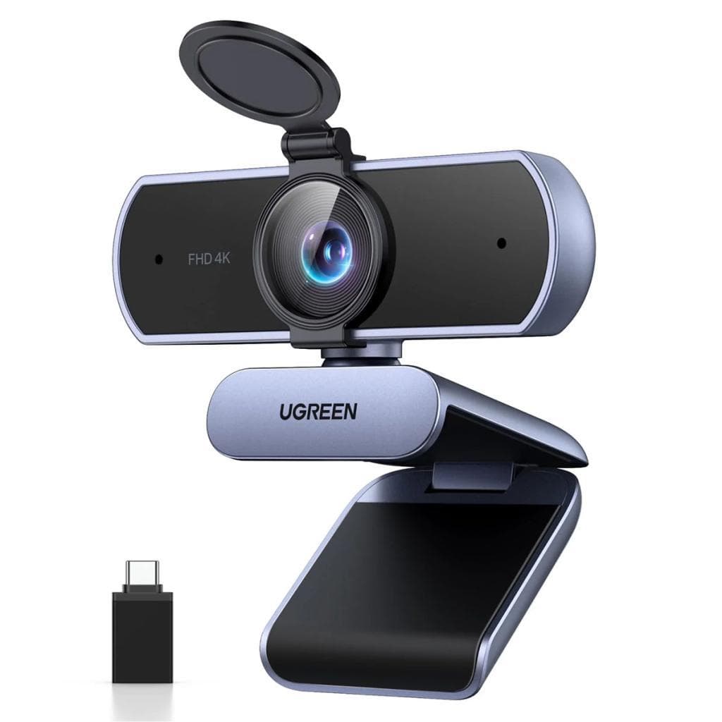 WEB CAM USB-A/USB-C ULTRA HD 4K COM MICROFONE CINZA CM831 UGREEN - 65381