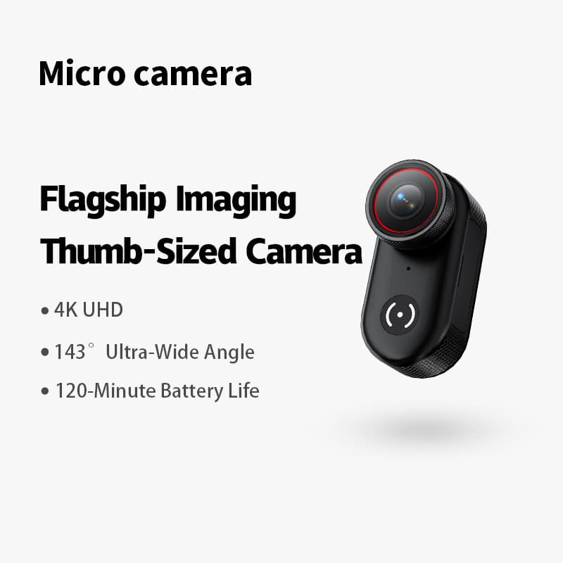 Novo estilo 4K com tela de alta definição, mini pode conectar WIFI, câmera esportiva magnética multifuncional de Ultra d