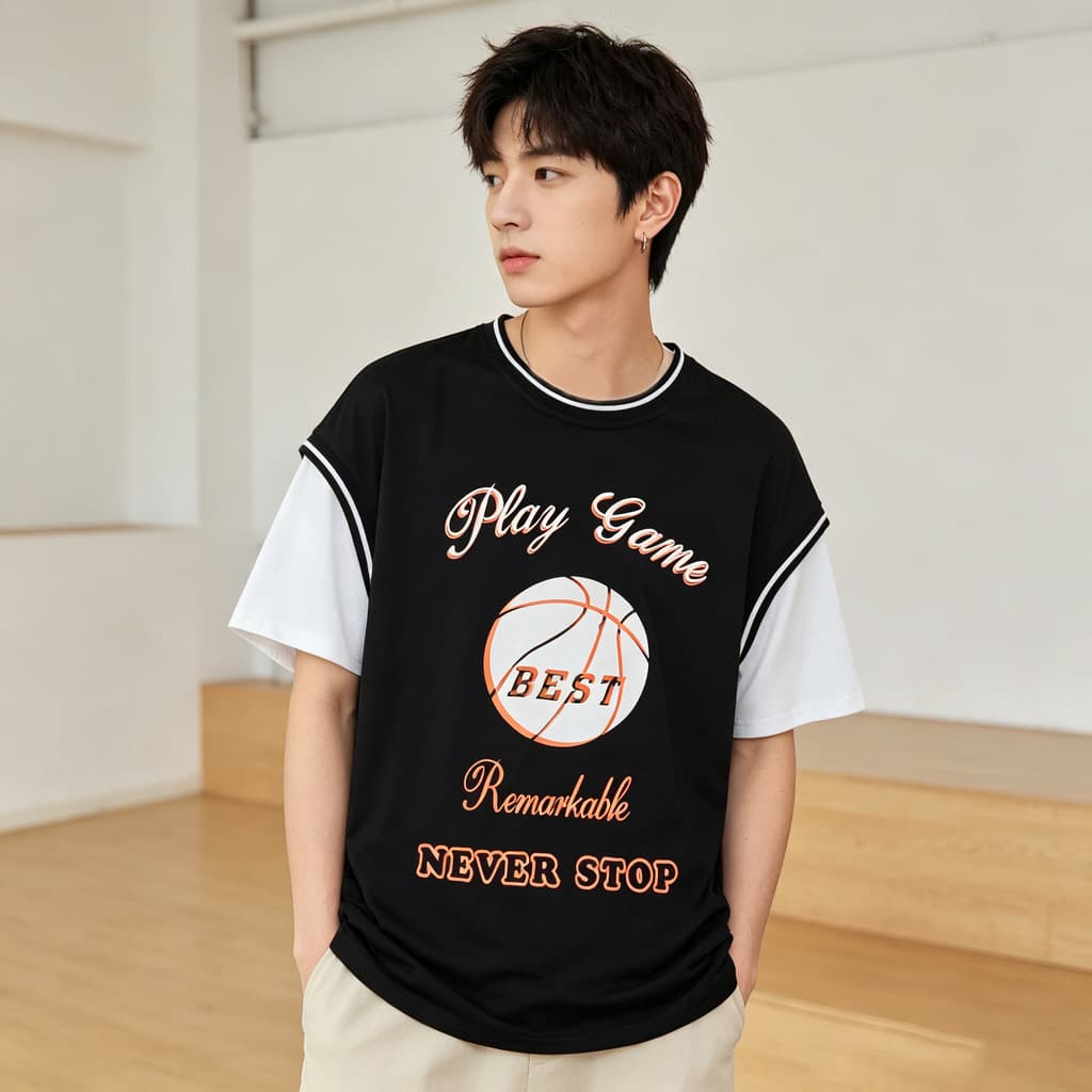 Beetha roupas infantis de secagem rápida verão médio grande malha infantil respirável camisa esportiva meninos juventude