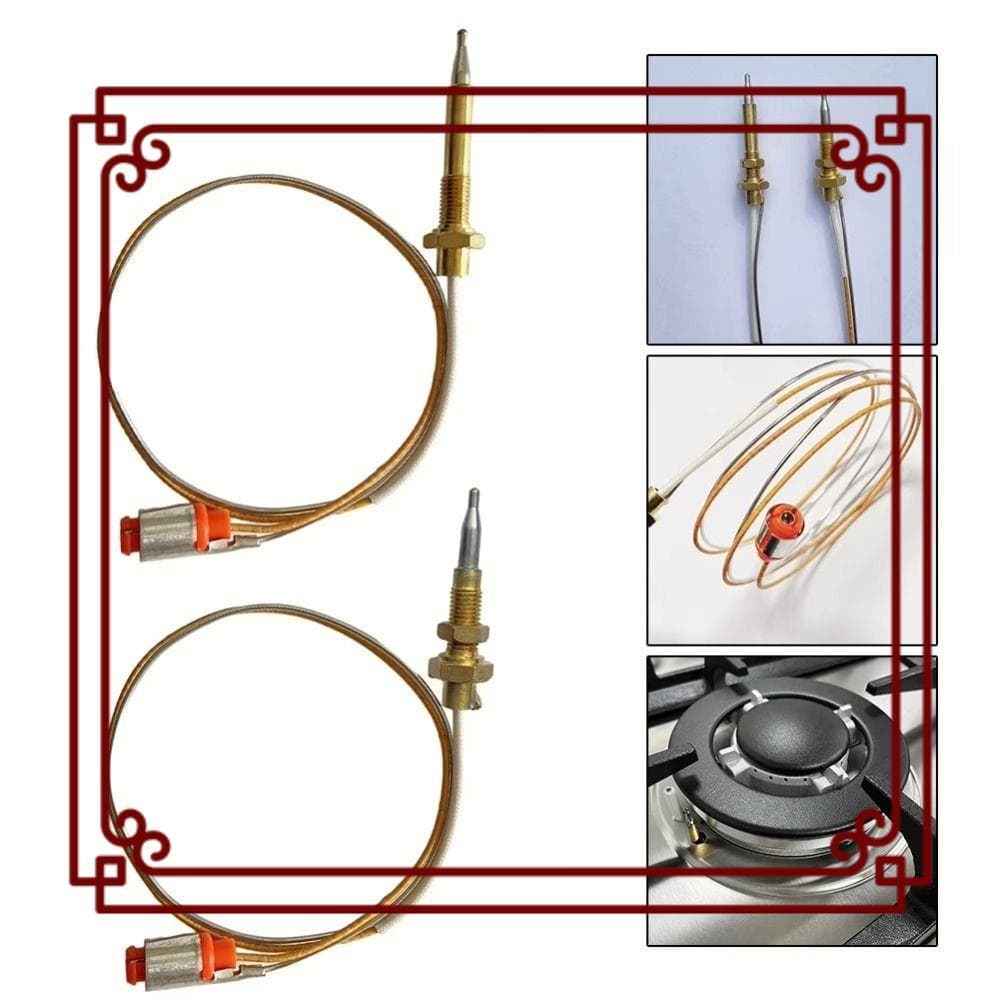 Termopar De Fogão , Sensor De Gás De Cabeça De Cobre De 35/40/70 Cm Chama Resistente Ao Calor Durável