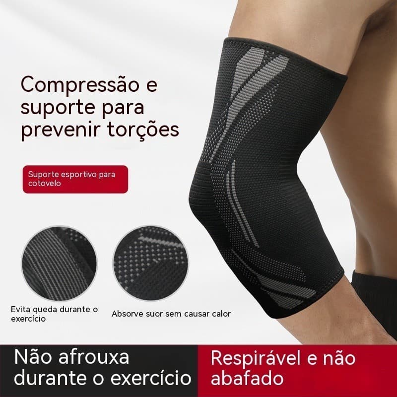 Cotoveleiras esportivas proteção conjunta Fitness cotoveleiras Unisex basquete Badminton tênis antiderrapante respirável