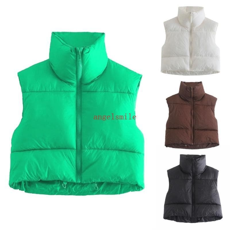 Ace Feminino Inchado Colete Inverno Acolchoado Casaco Jaquetas Solto Moda Streetwear