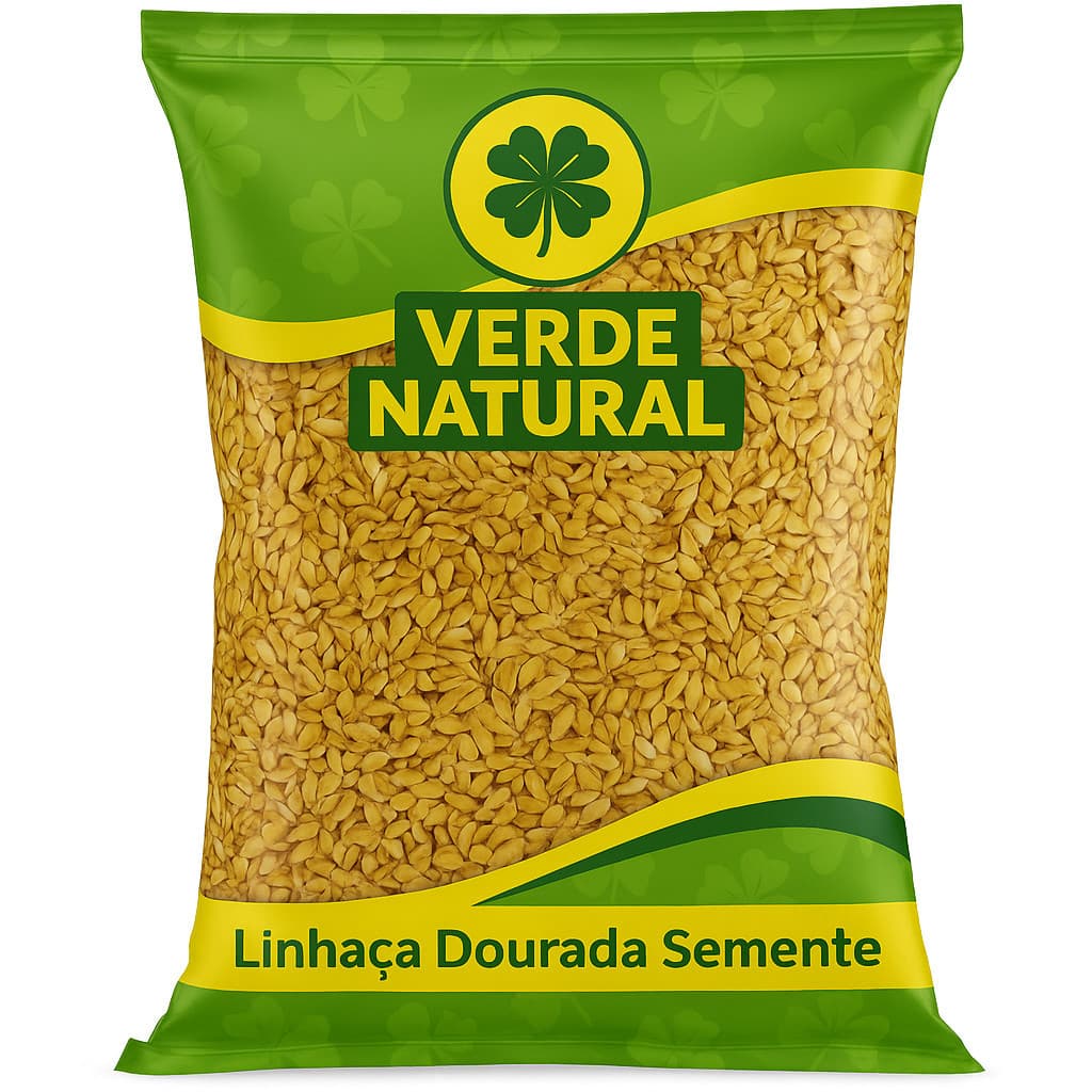 Linhaça Dourada em Grãos 250g 500g 1Kg – Qualidade Premium