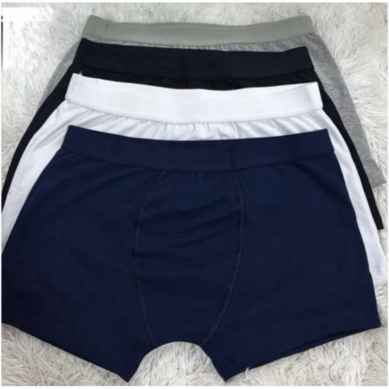 kit com 1/2/4/6 ou 8 Cuecas Boxer masculino Algodão premium Tamanho P/M/G/GG