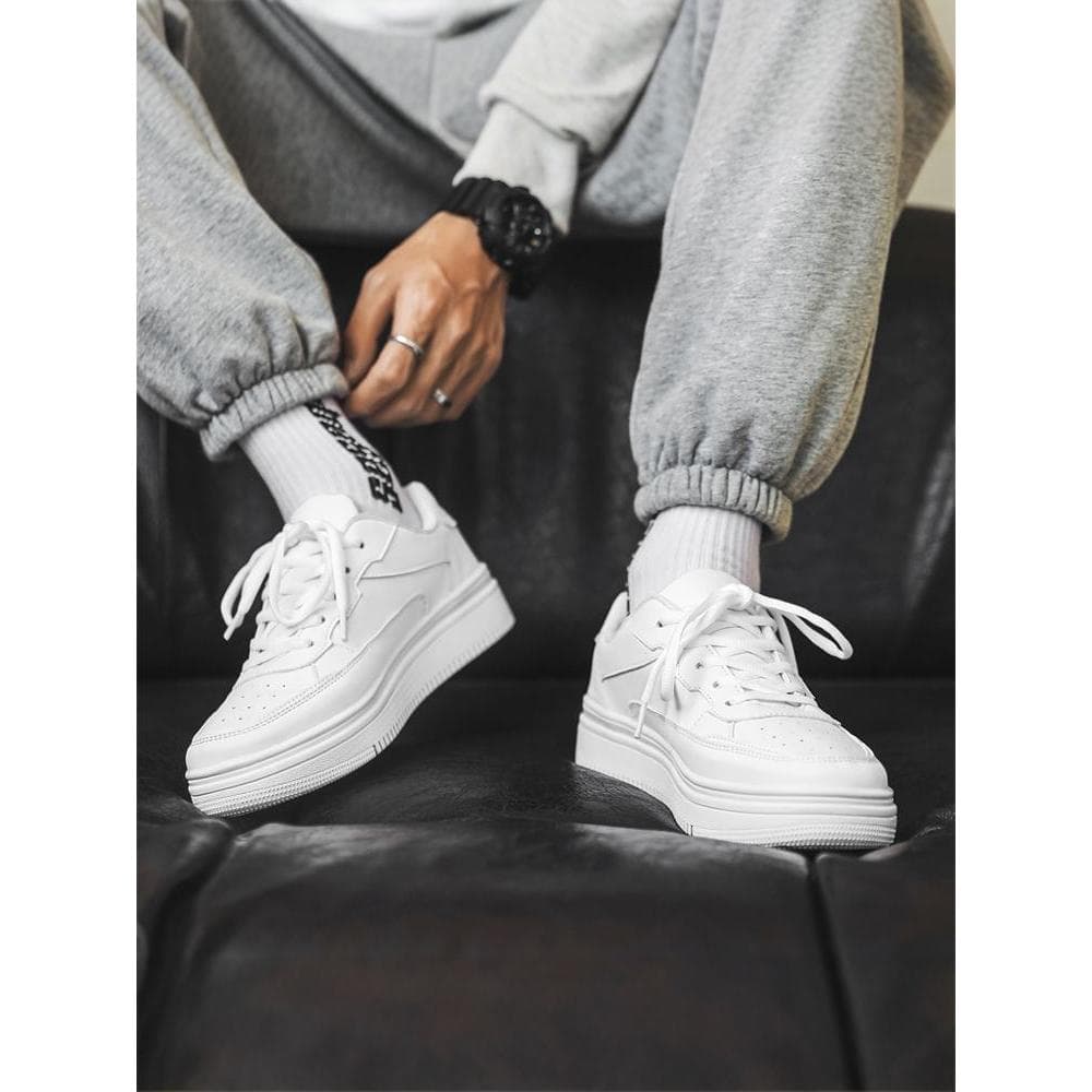 Sapatos masculinos de tamanho grande tamanho 48 outono tênis de cano baixo 47 esportes casuais sapatos brancos 46 estilo