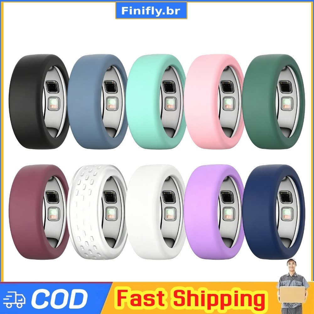 Protetor De Anel De Silicone Adequado Para Capa De Pele De Proteção Antiarranhões Oura Ring 5