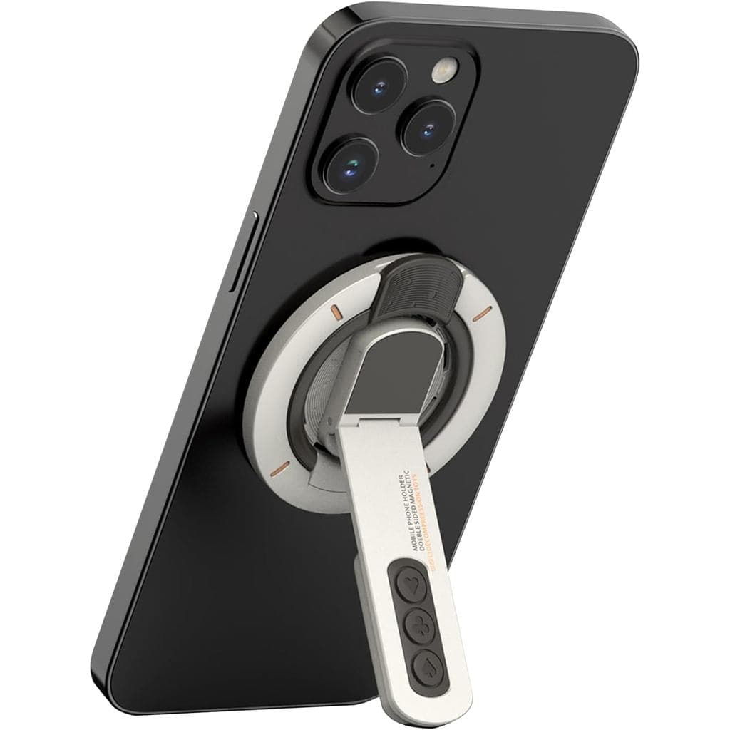 Suporte Magnético Duplo para Telefone, Anel Magnético para Telefone, Compatível com Suporte de Telefone MagSafe, com Rot